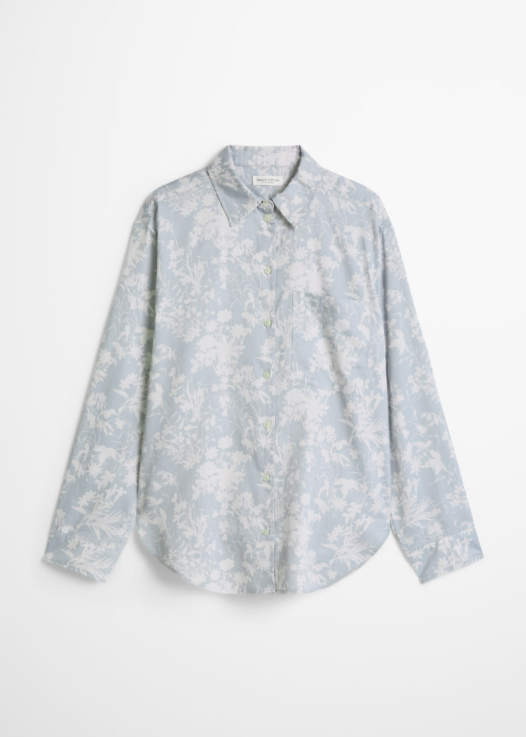 MARC O`POLO Print-Bluse aus weicher Baumwolle