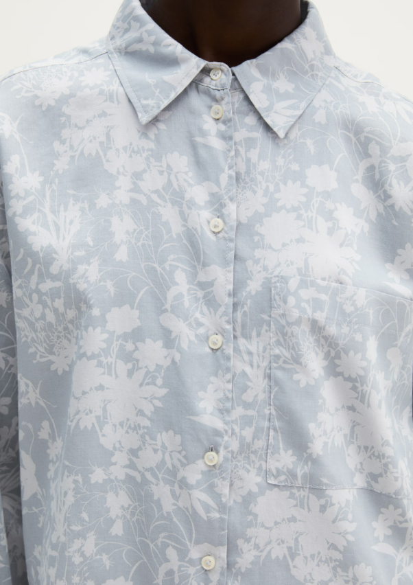 MARC O`POLO Print-Bluse aus weicher Baumwolle