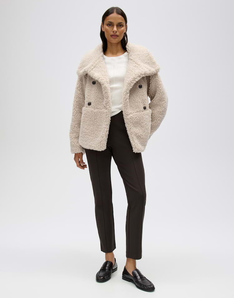 OPUS Cabbanjacke aus Teddyplüsch