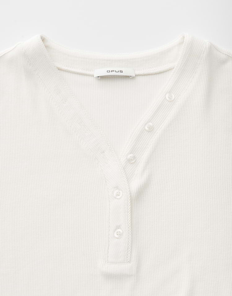 OPUS feines Rippshirt Sanez