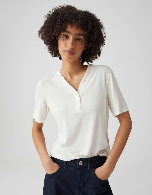 OPUS feines Rippshirt Sanez