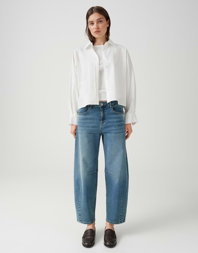 OPUS LISSIE BOLDY Barrel Jeans aus BCI Cotton Mix