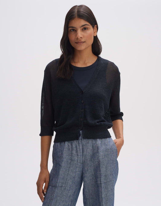 OPUS Leinen-Mix Cardigan Dorifa