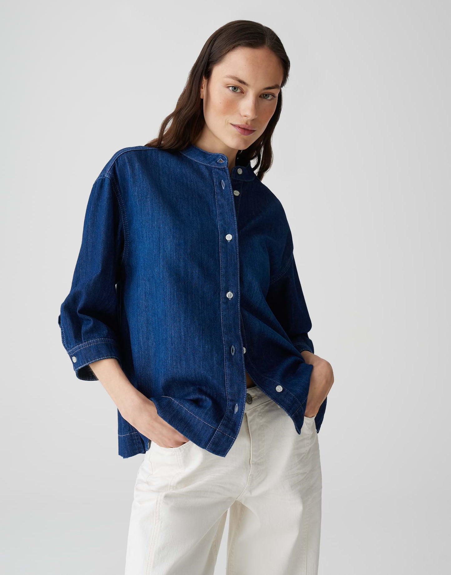 OPUS Jeansbluse Ferella