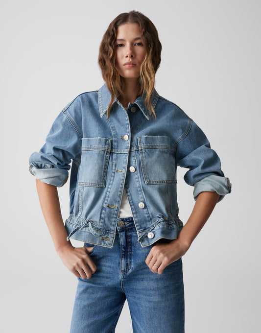 OPUS Jeansjacke Hemely Loose
