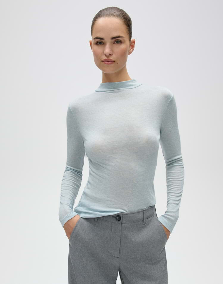 OPUS Wollmix Stehkragenshirt Sewolli