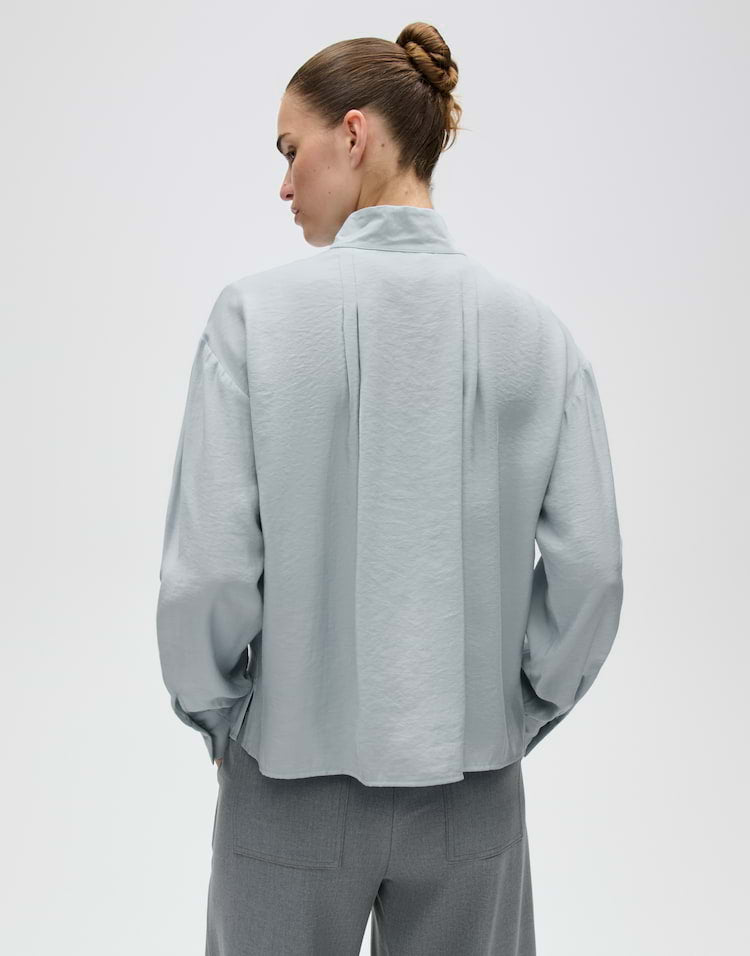 OPUS Stehkragenbluse Fasofta