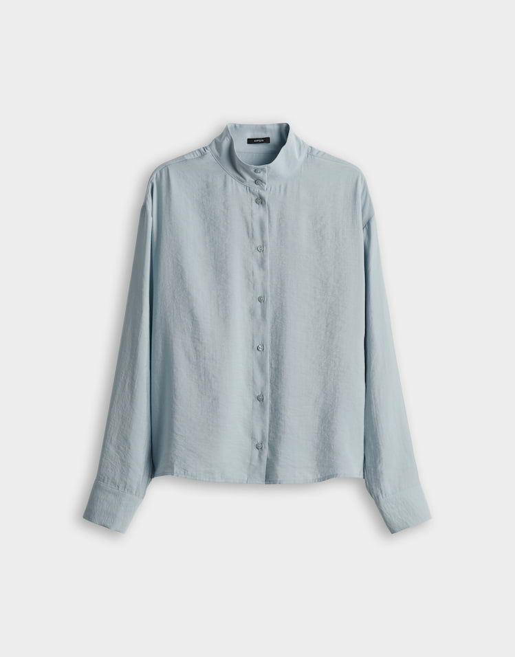OPUS Stehkragenbluse Fasofta