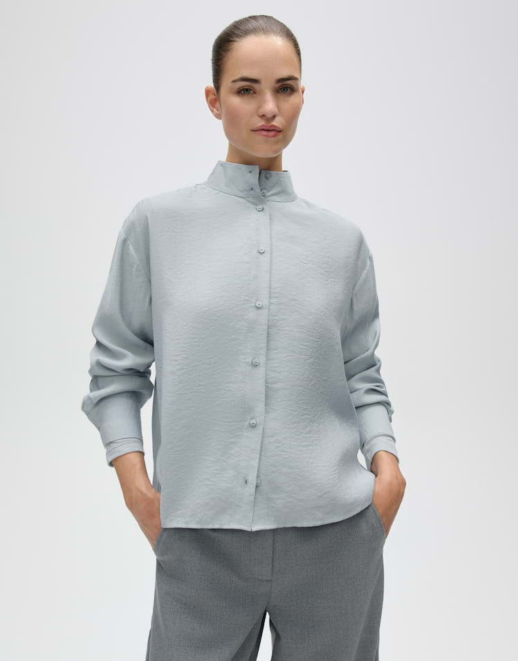OPUS Stehkragenbluse Fasofta