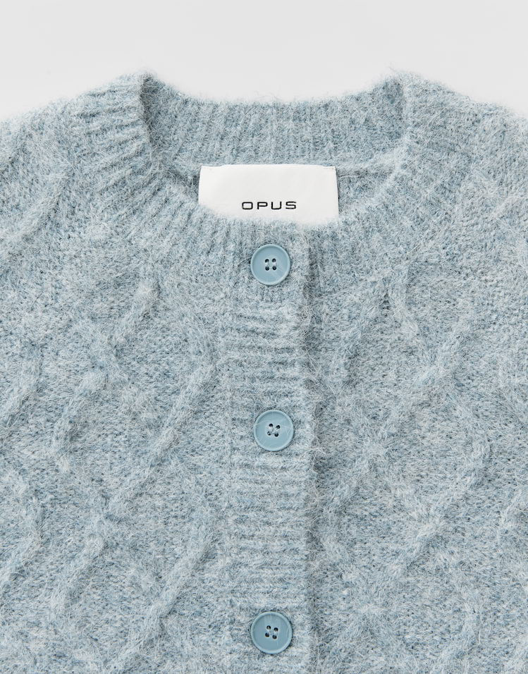 OPUS Zopfstrickjacke Dable