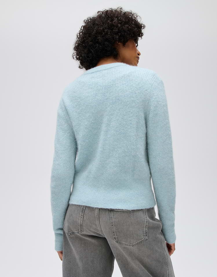 OPUS Stricjacke Dreni aus Alpaka-Mix