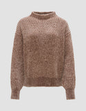 OPUS Pullover Paneta aus weichem Chenille