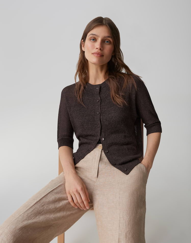 OPUS Feinstrickcardigan Datina