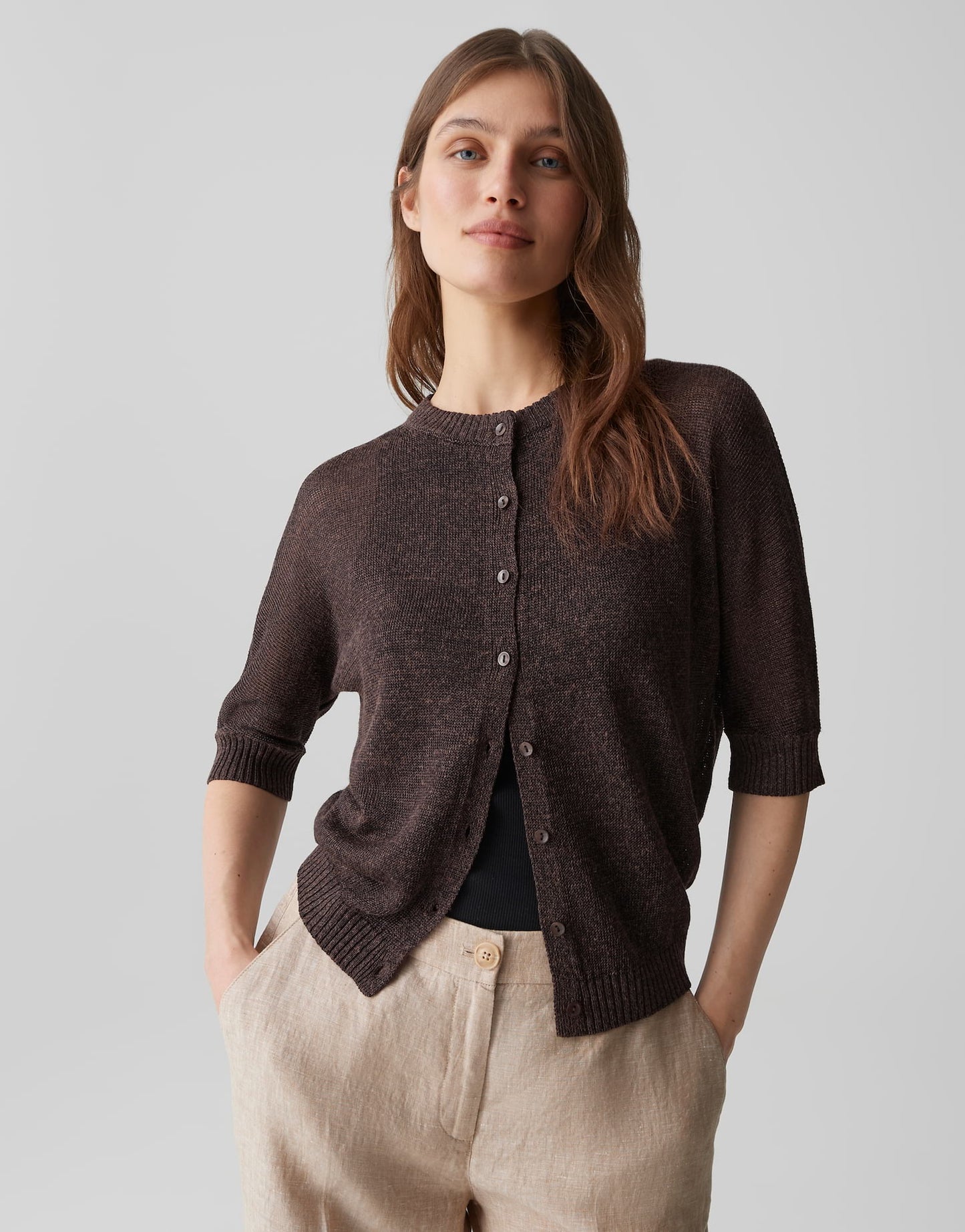 OPUS Feinstrickcardigan Datina