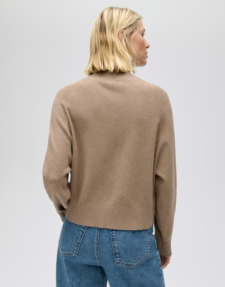 OPUS Stehkragenpullover Pleem