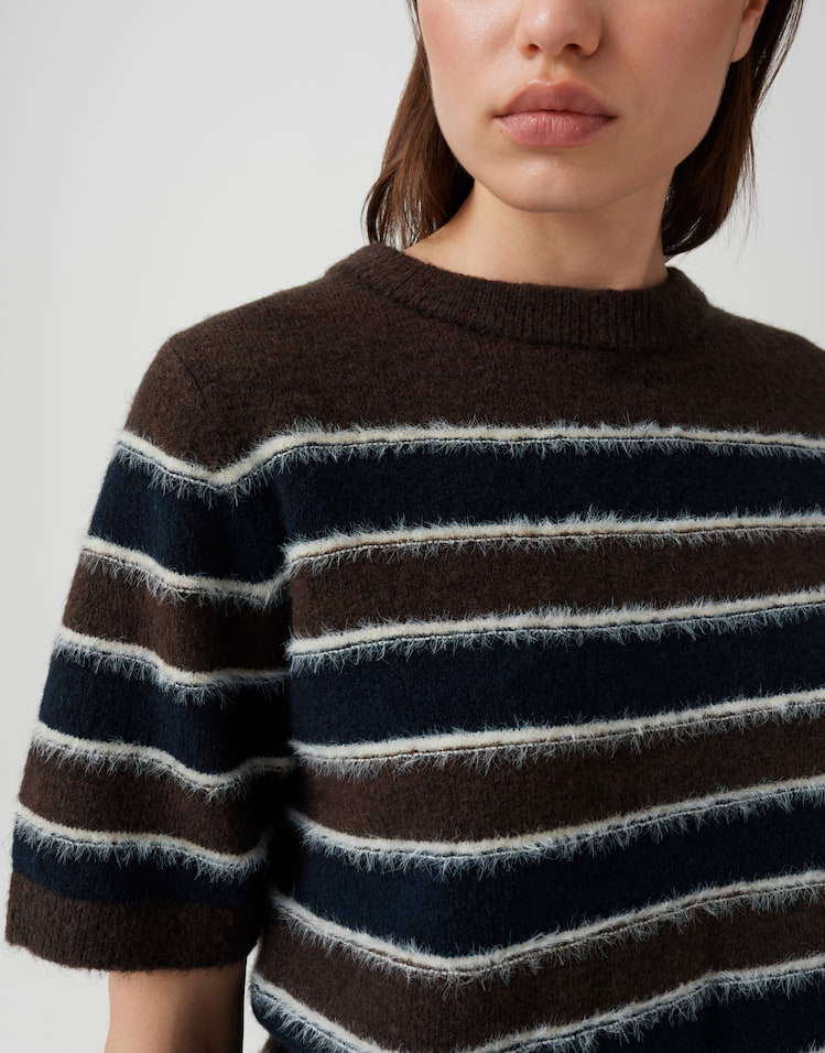 OPUS Streifenpullover Pimota