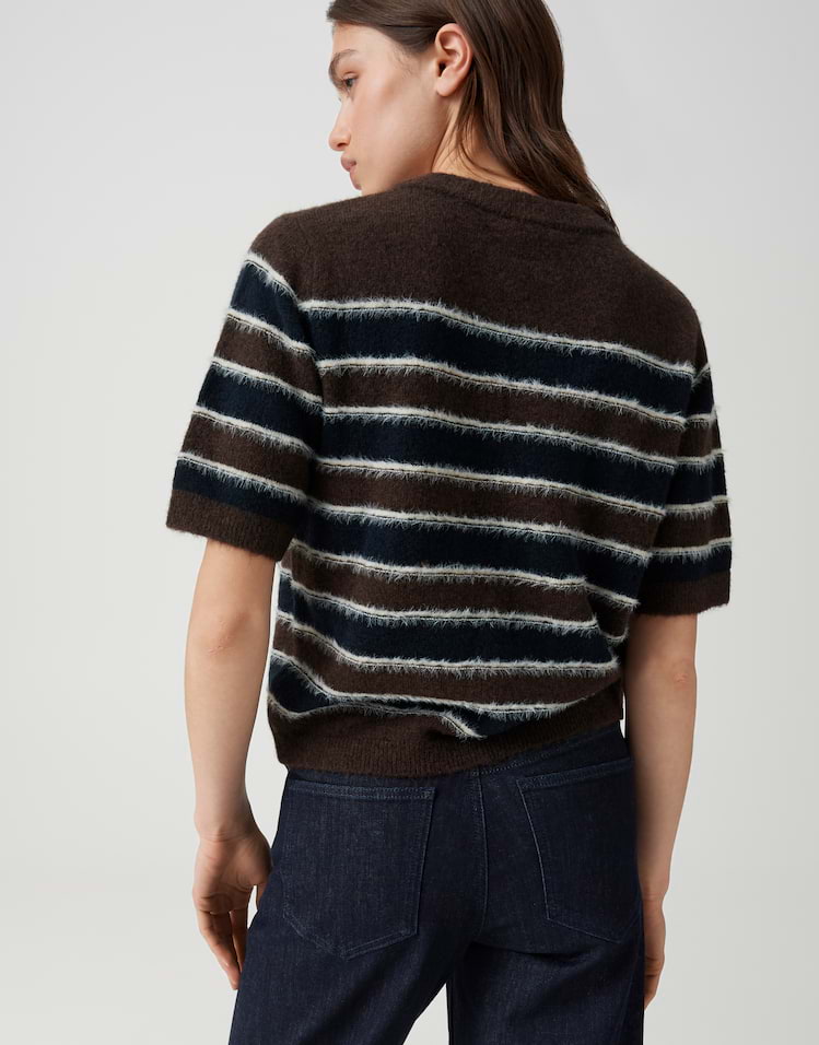 OPUS Streifenpullover Pimota