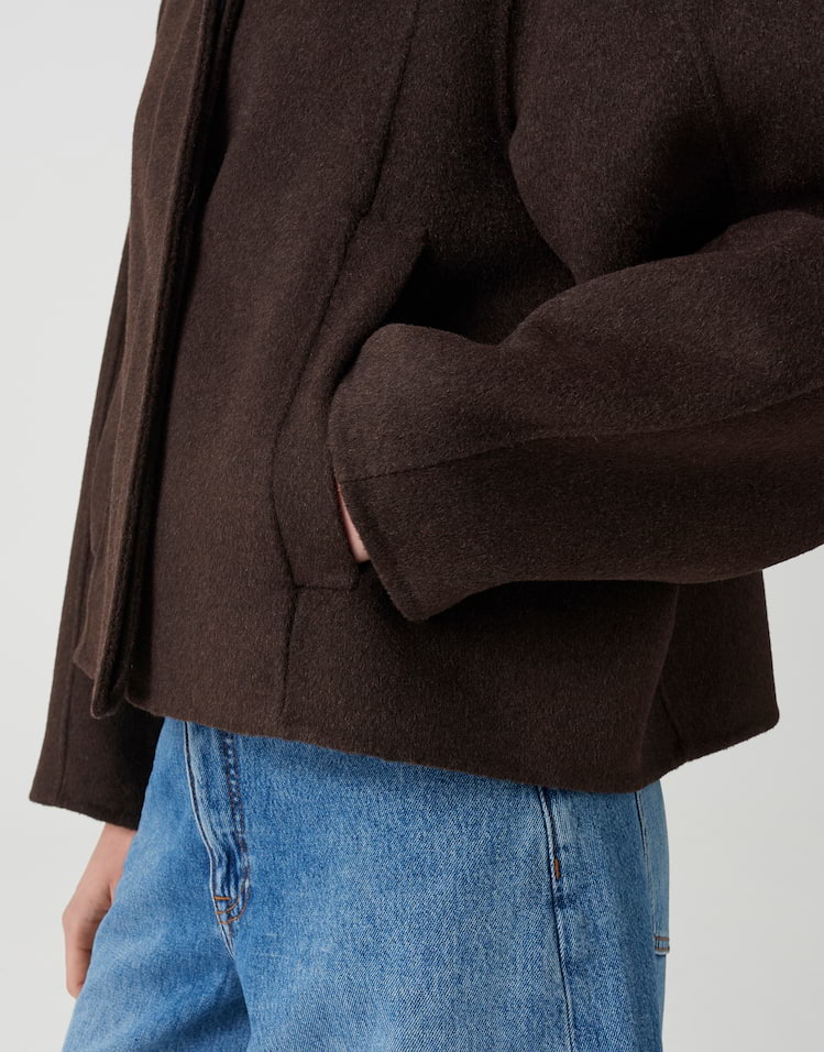 OPUS Coubleface-Wolljacke Hatura
