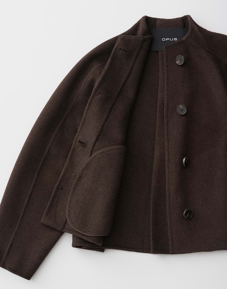 OPUS Coubleface-Wolljacke Hatura