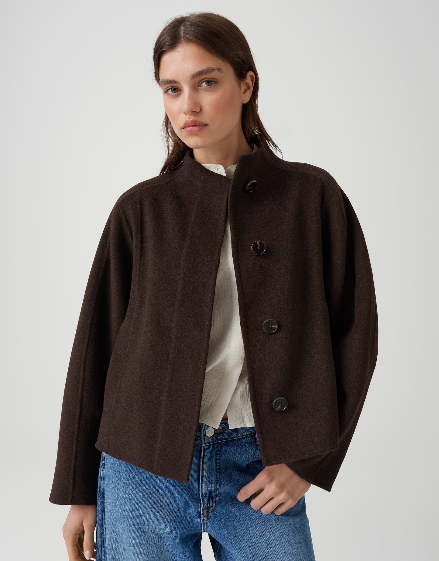OPUS Coubleface-Wolljacke Hatura