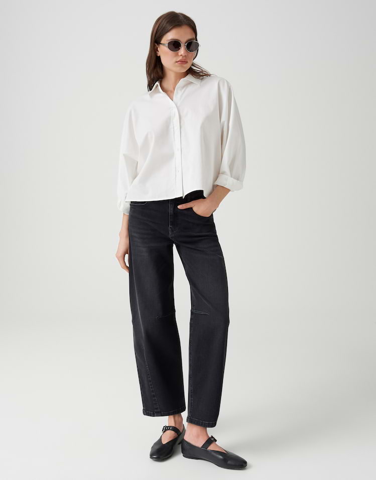 OPUS LISSIE BOLDY Barrel Jeans aus BCI Cotton Mix