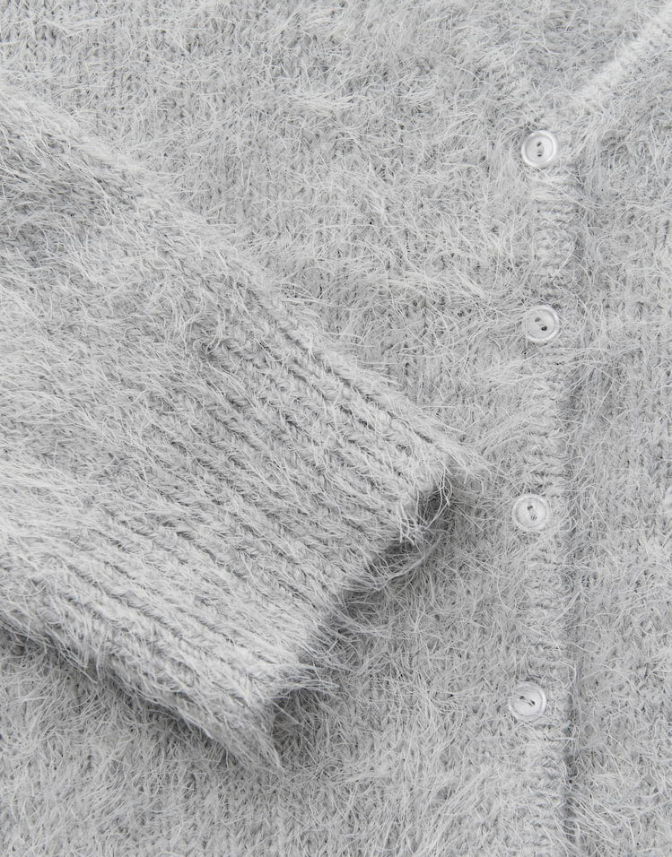 OPUS flauschige Strickjacke Diske