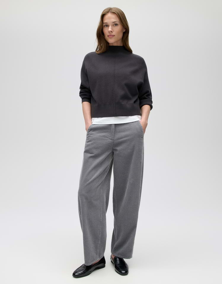 OPUS Stehkragenpullover Pleem