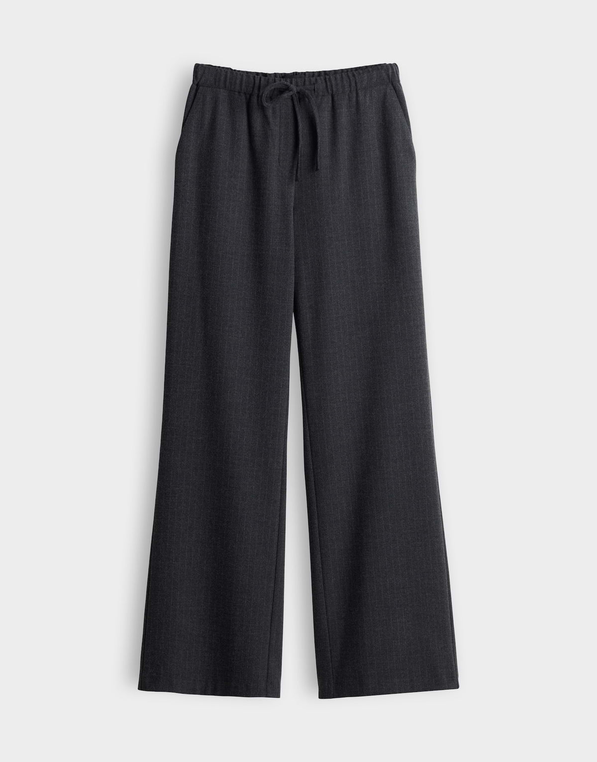 OPUS Wide Leg Pants Melane mod pinstripe