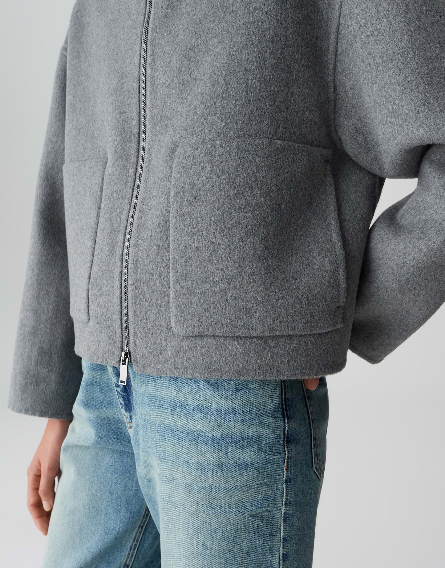OPUS Double Wollmix Jacke Helisa