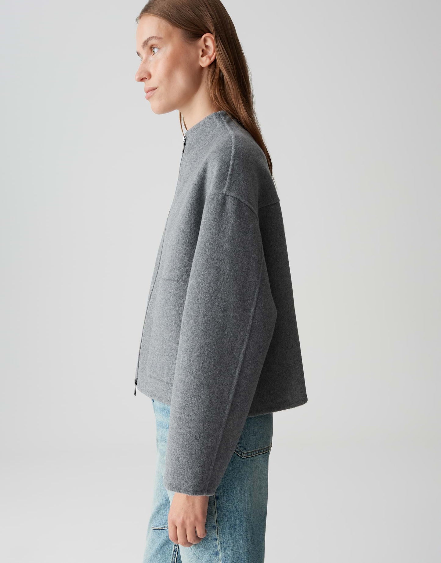 OPUS Double Wollmix Jacke Helisa