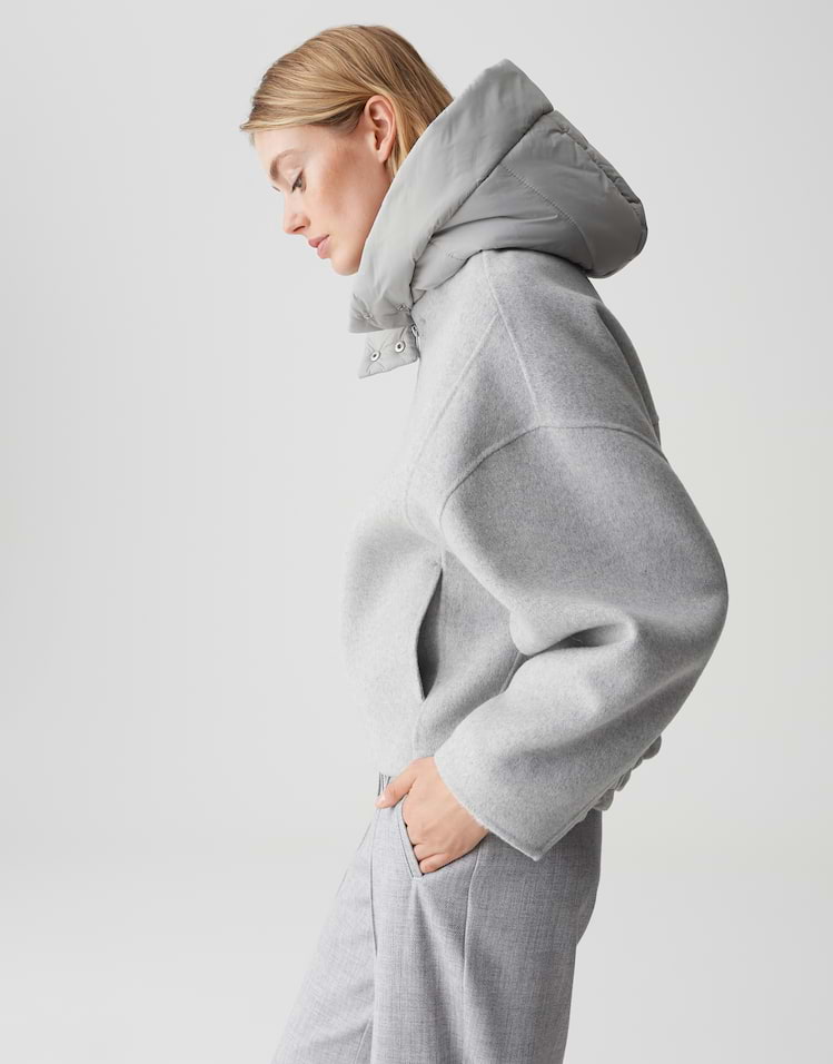 OPUS Woll-Double-Jacke Hikona