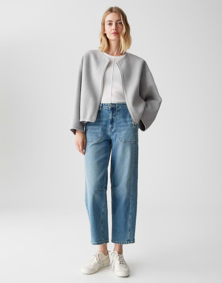 OPUS Woll-Double-Jacke Hikona