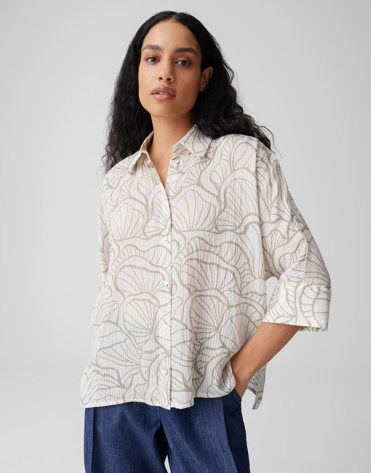 OPUS Printbluse Fashell