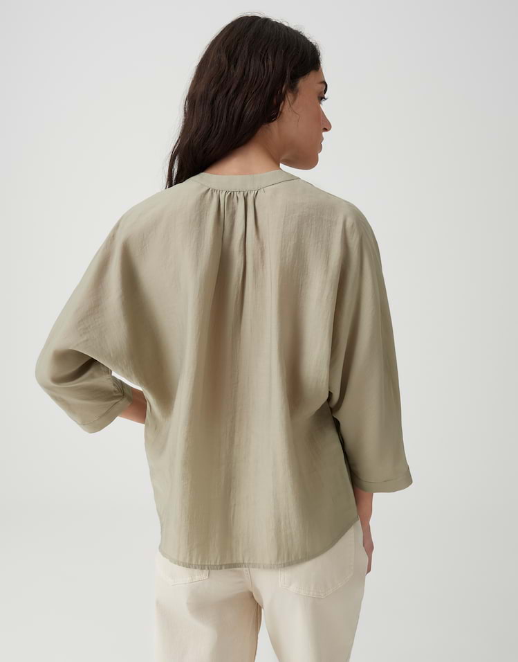 OPUS luftige Tunikabluse Fabell