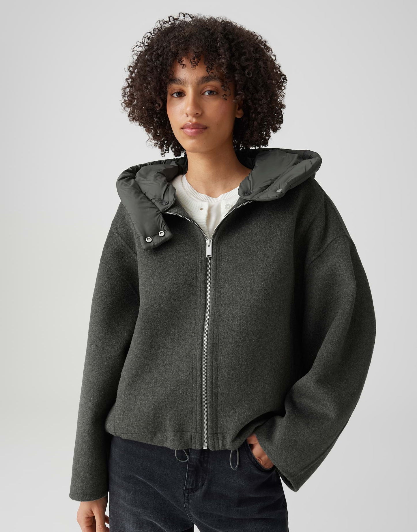 OPUS Wool Double Jacke Hikone