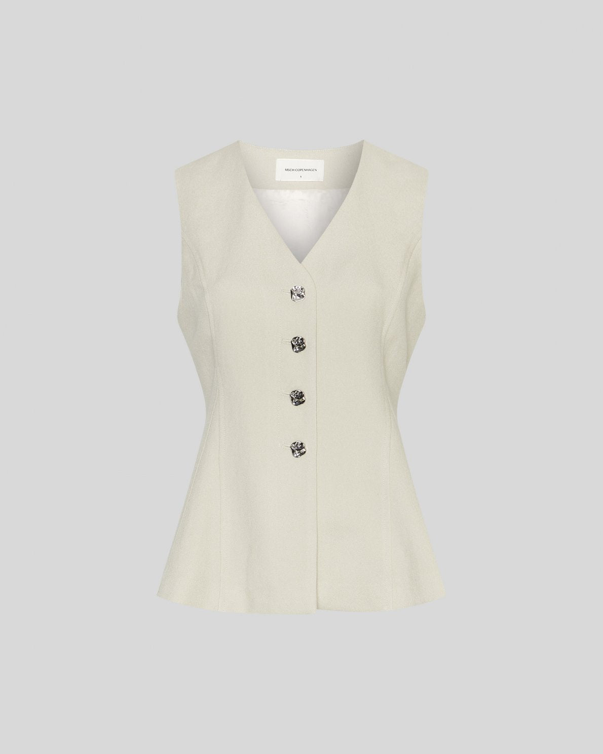 MOSS COPENHAGEN Weste Esteraine Silver