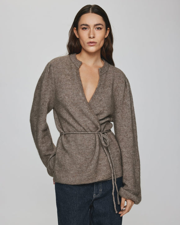 MOSS COPENHAGEN Strickjacke Gustel Hope Wrap