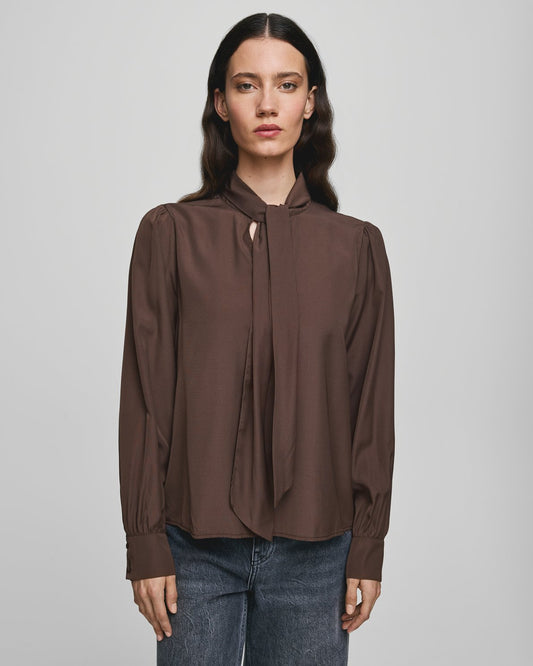 MOSS COPENHAGEN Bluse Juliana Tie