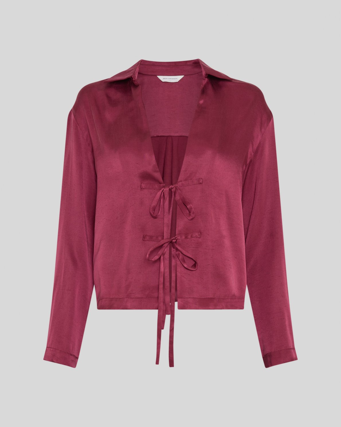 MOSS COPENHAGEN Bluse Shaelan mit Bindedetails