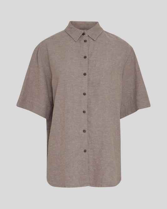 MOSS COPENHAGEN Leinenmix-Bluse Viana Ginia