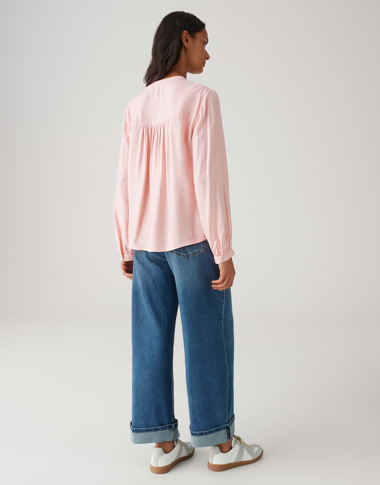 OPUS Langarmbluse Flanora