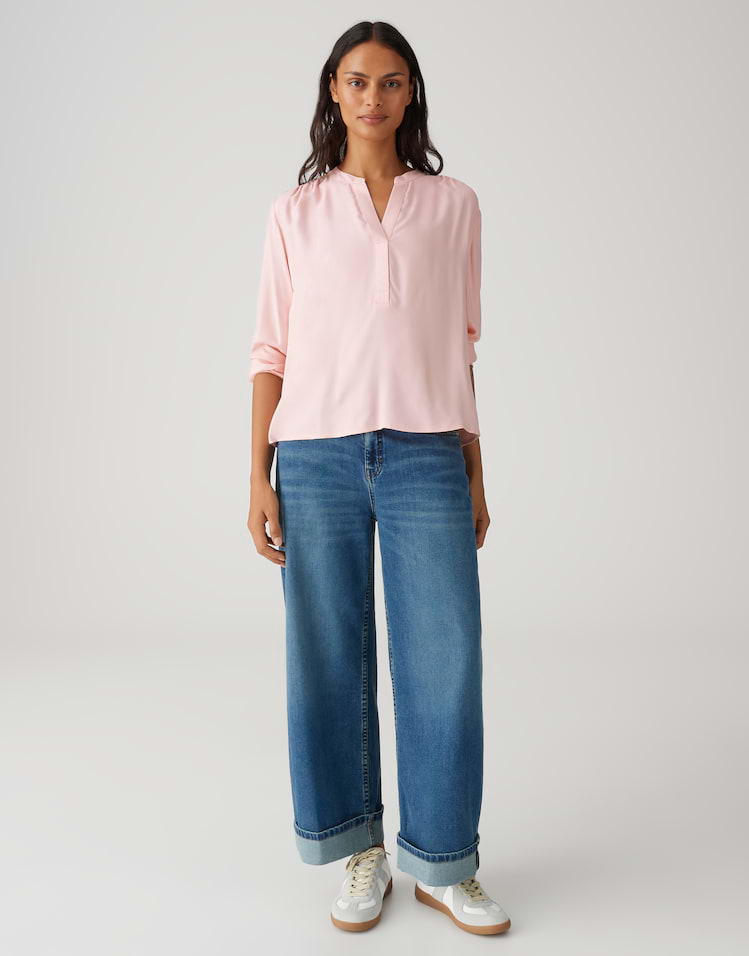 OPUS Langarmbluse Flanora