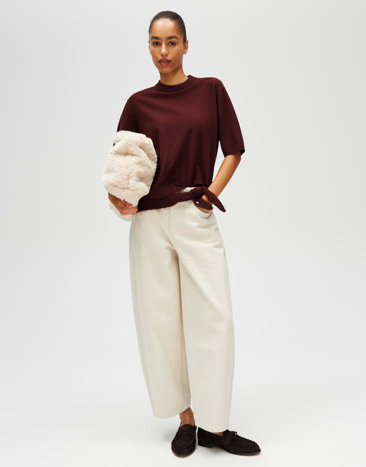 OPUS Kurzarmpullover Pimsi