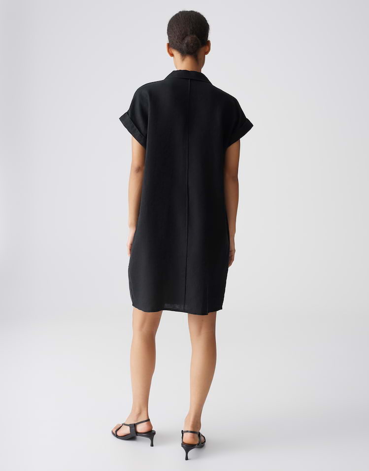 OPUS Hemdblusenkleid aus Leinen Welina