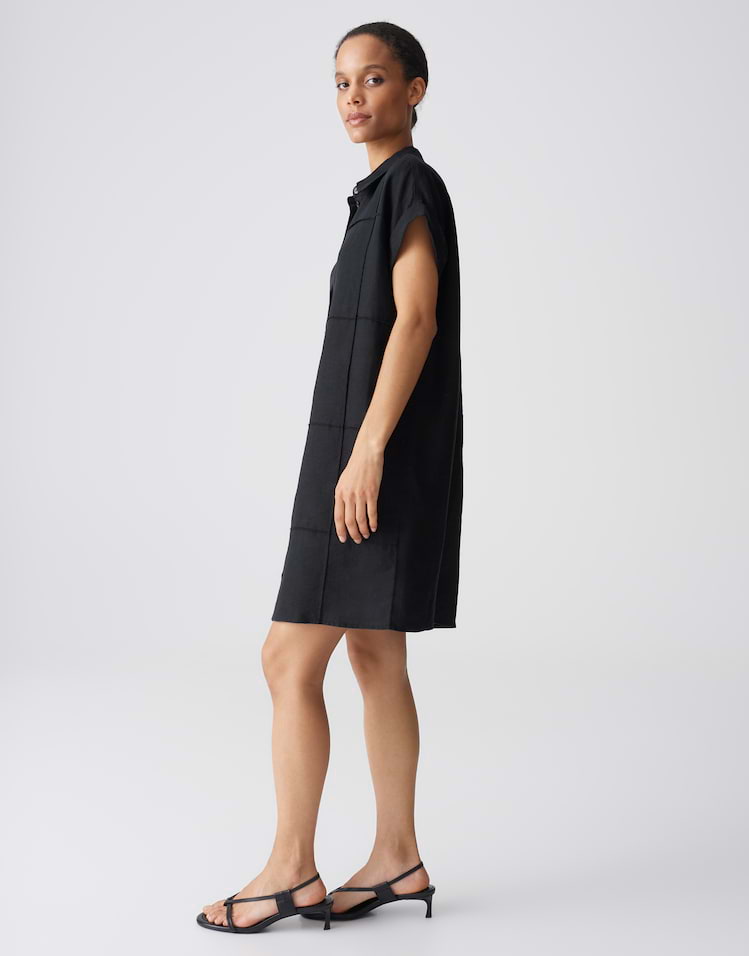 OPUS Hemdblusenkleid aus Leinen Welina