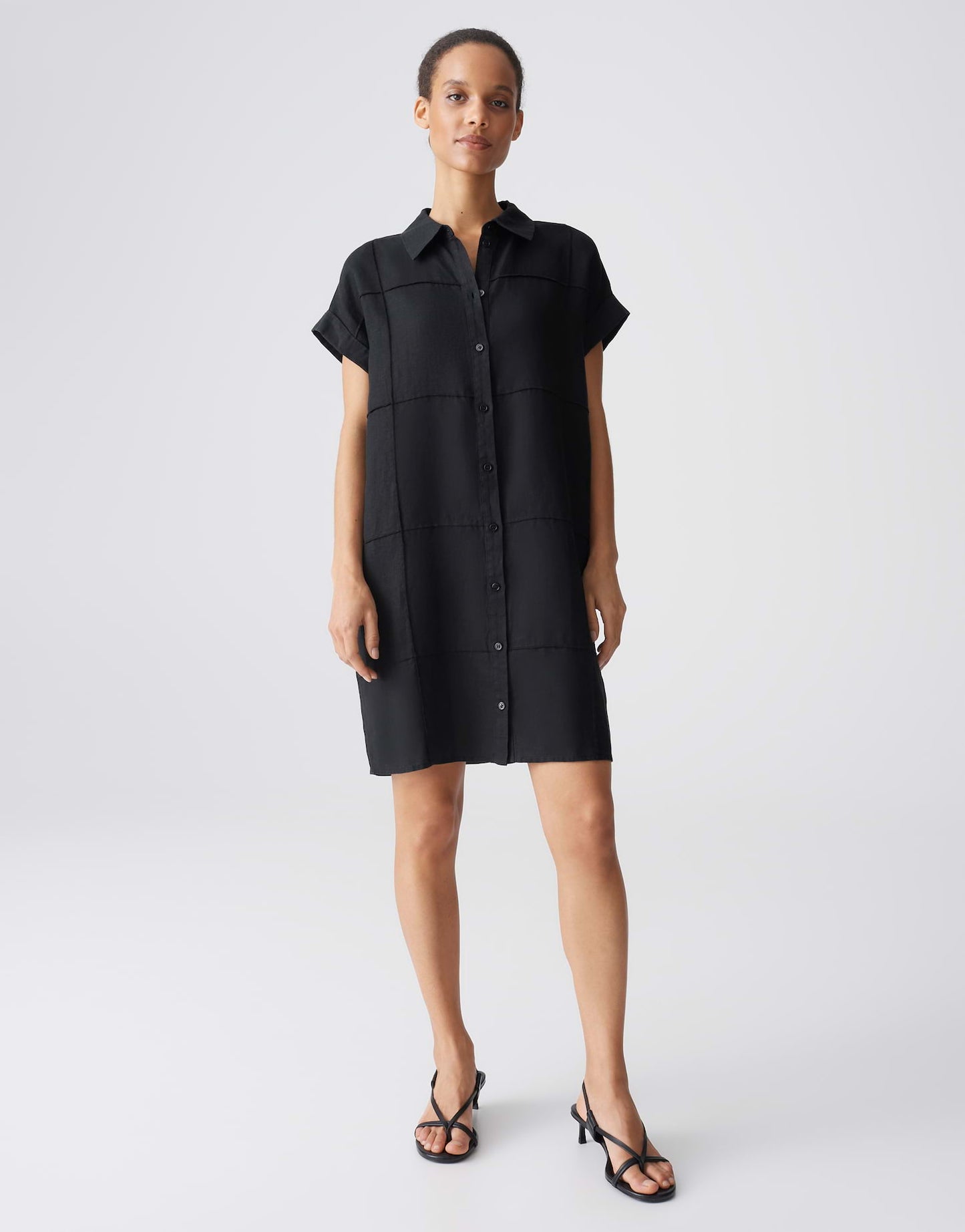OPUS Hemdblusenkleid aus Leinen Welina