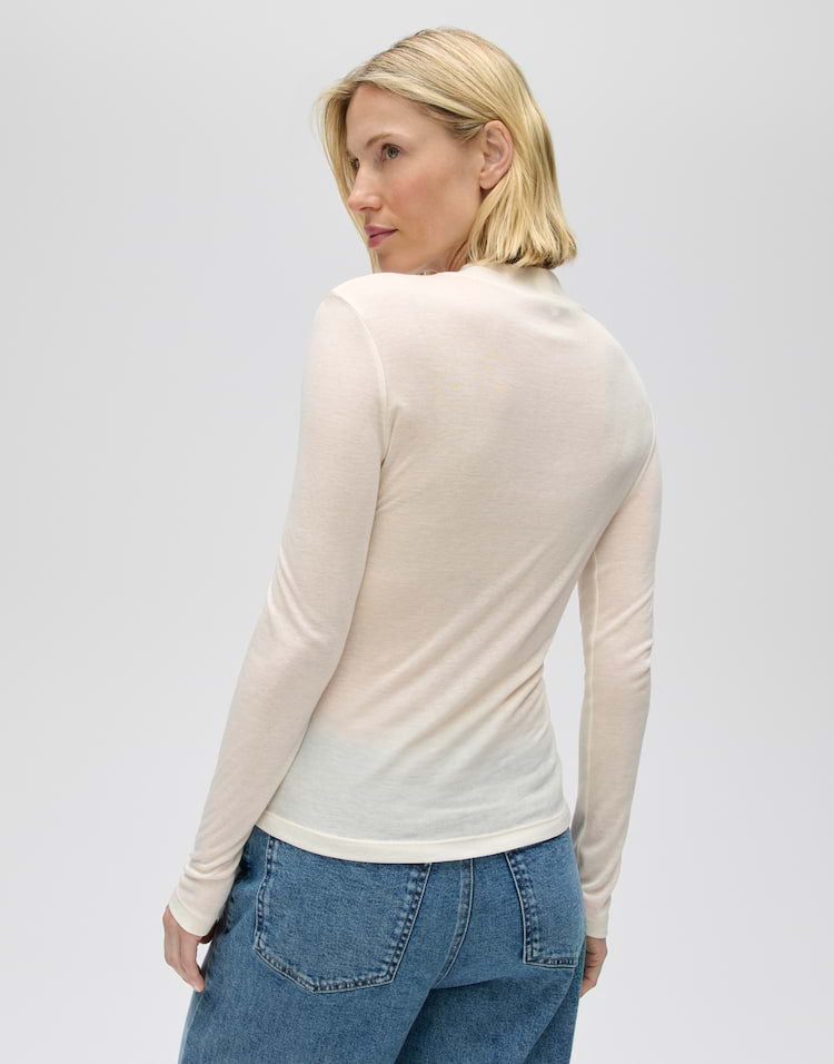 OPUS Wollmix Stehkragenshirt Sewolli