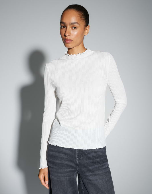 OPUS semitransparentes Longsleeve Sivi