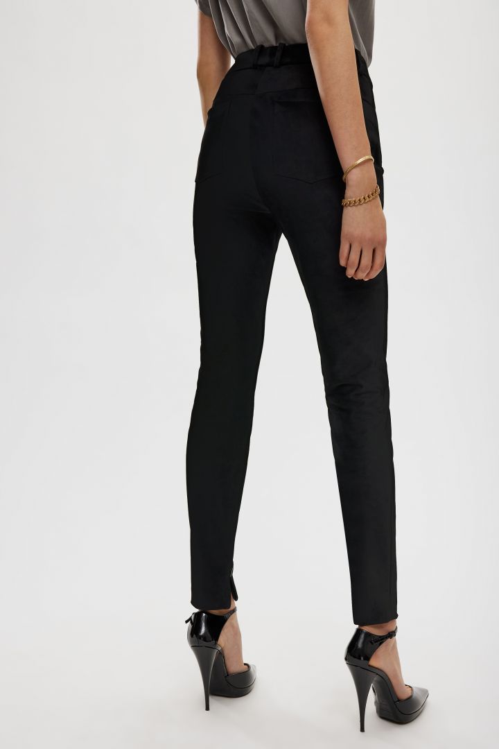 DRYKORN vegane Velourslederleggins Winch