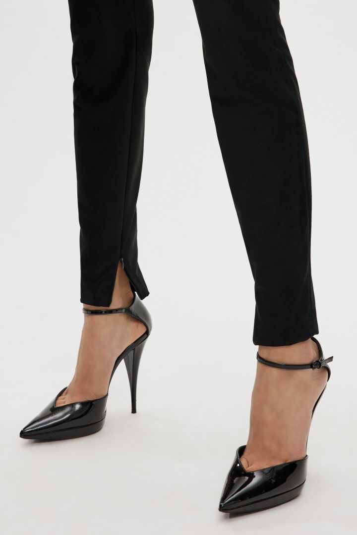 DRYKORN vegane Velourslederleggins Winch